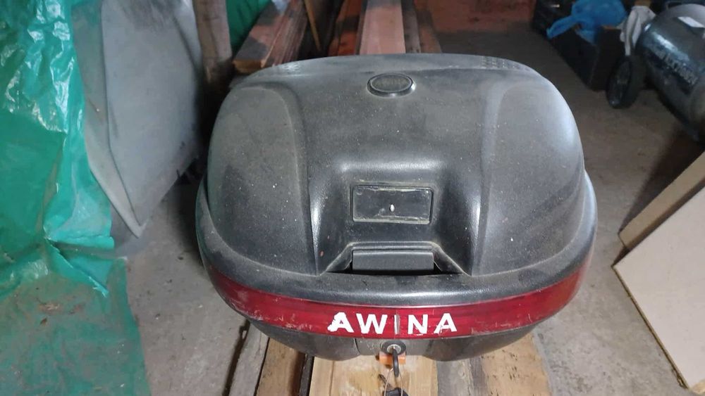 Kufer motocyklowy AWINA +kpl kluczyków