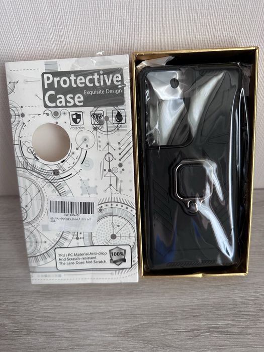 Чехол  SAMSUNG S21 Ultra ударопрочный TPU+PC,защита камеры,анти-царапы