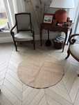 Dywanik bezowy NOWY srednica 100 cm
