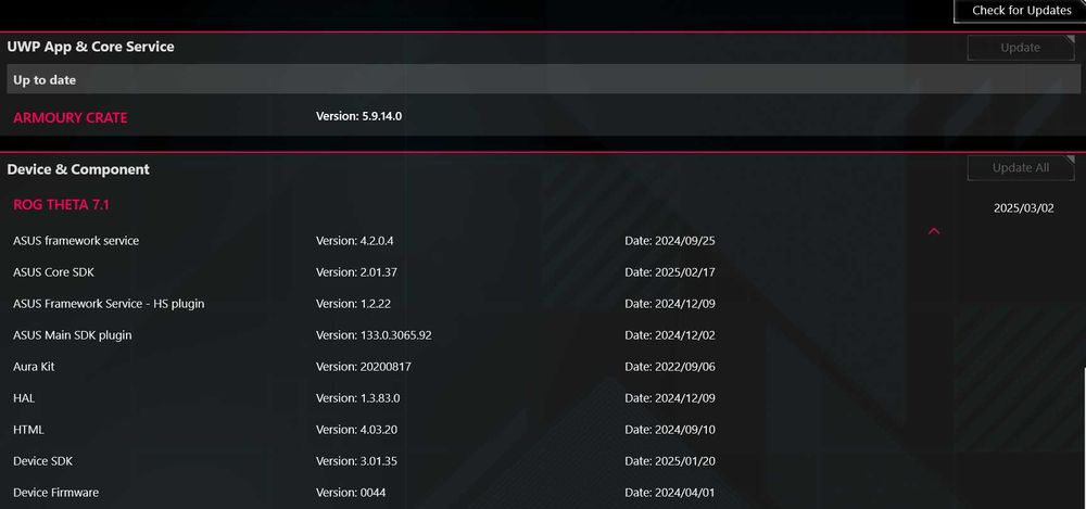 Słuchawki Gaming - ASUS ROG Theta 7.1 USB-C Gw, FV23 NOWE Gąbki
