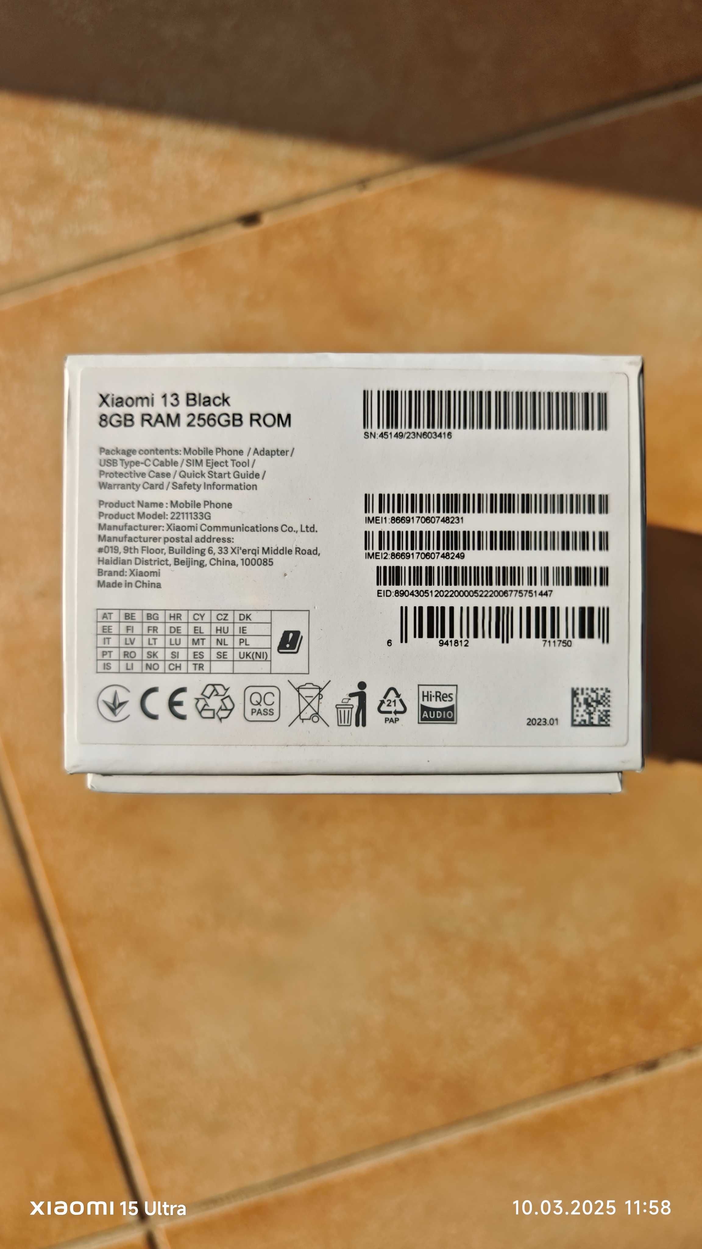 XIAOMI 13  8/256GB -  nie zaden note redmi czy T