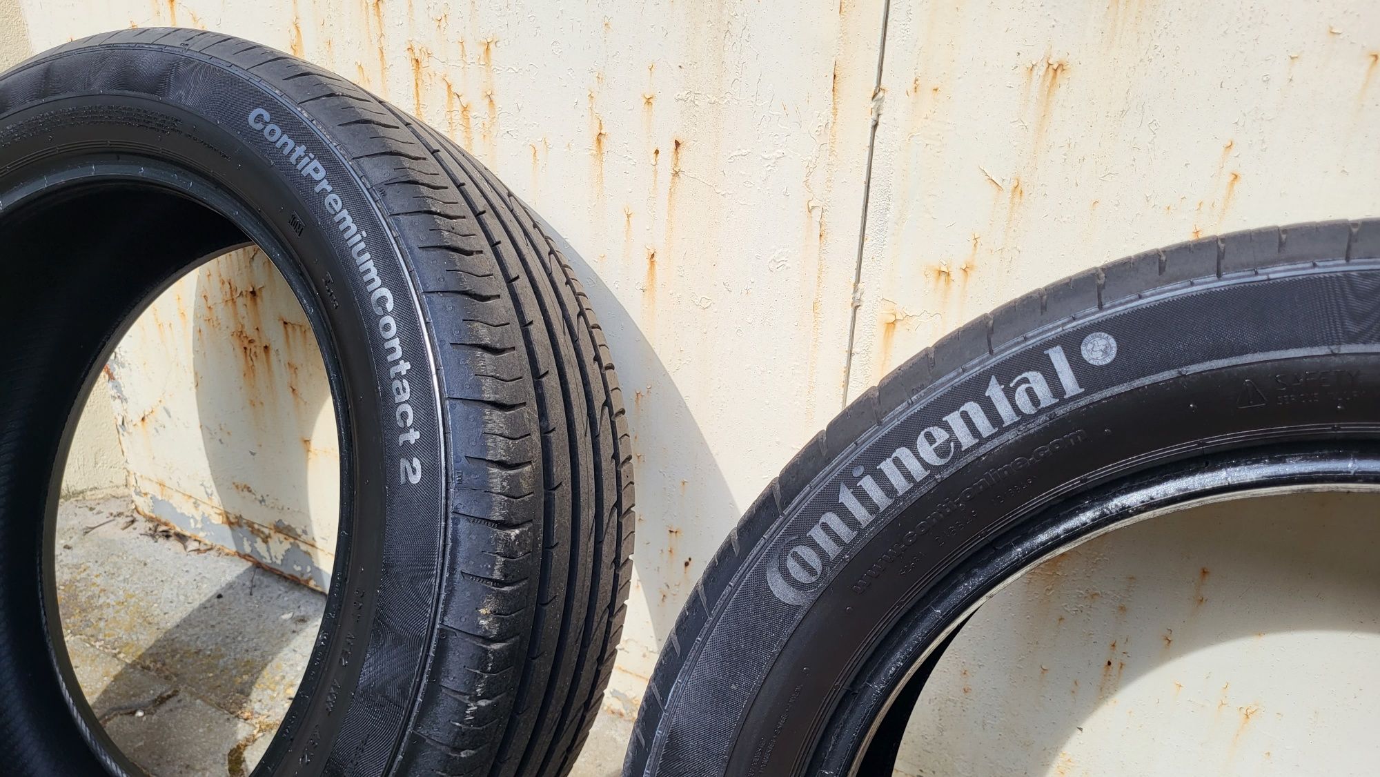 2x Opony letnie Continental ContiPremiumContact 2 215/55 r18 6.8mm