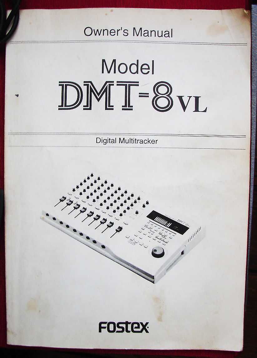 Mesa de Som Digital Tascam Fostex DMT 8 VL