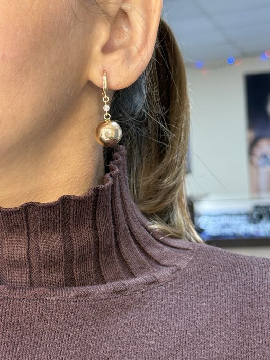 Золотые серьги 585 пробы