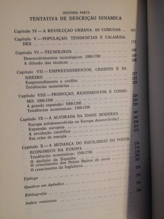 Carlo M. Cipolla - História económica da Europa Pré-Industrial