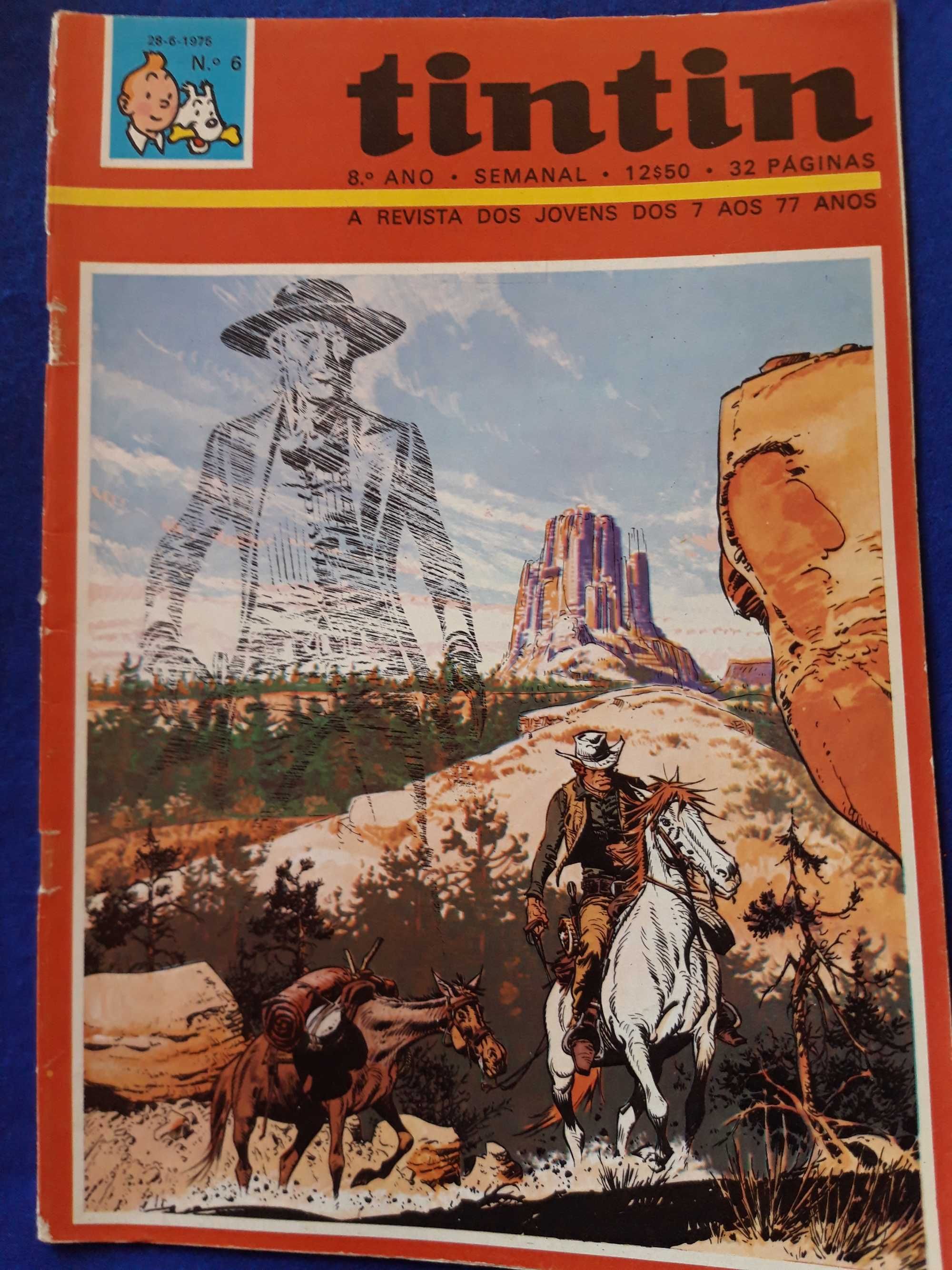 BD - Revistas Tintin. Veja listagem.