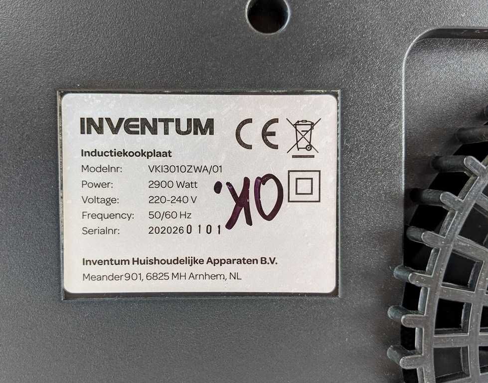 індукційна плита INVENTUM VKI3010ZWA Німечина