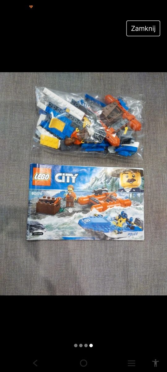 Klocki LEGO 60176 Ucieczka rzeką