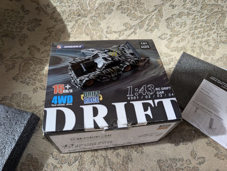 Новая rc машинка на радиоуправлении 1/43 для дрифта