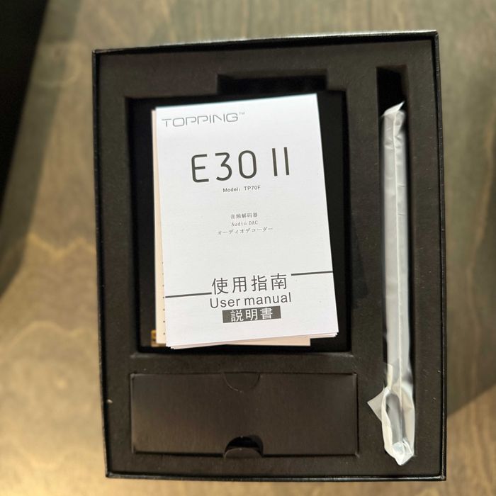 DAC Topping E30II USB Hi-Res Preto