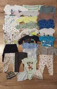Paczka ubrań / ubranka niemowlęce dla chłopca r. 62