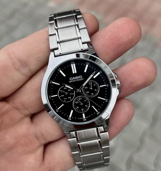 Чоловічий годинник Casio Mtp-v300D оригінал гарантія 2 роки часы касіо