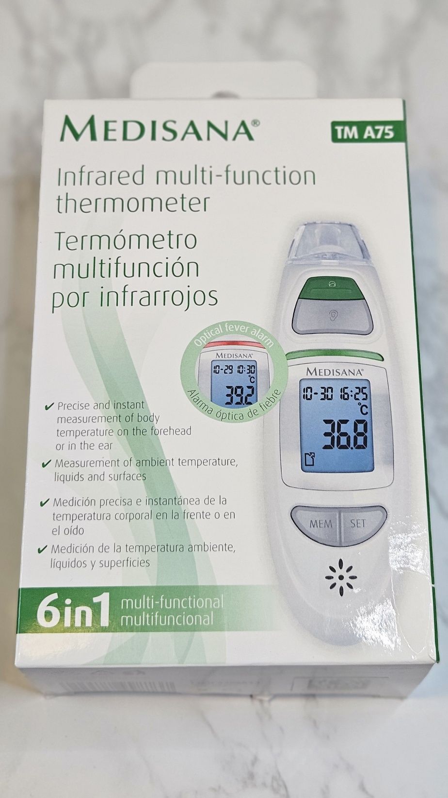 Termometr bezdotykowy elektroniczny MEDISANA TM 750