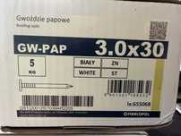 Gwozdzie papowe 3.0x30 8kg