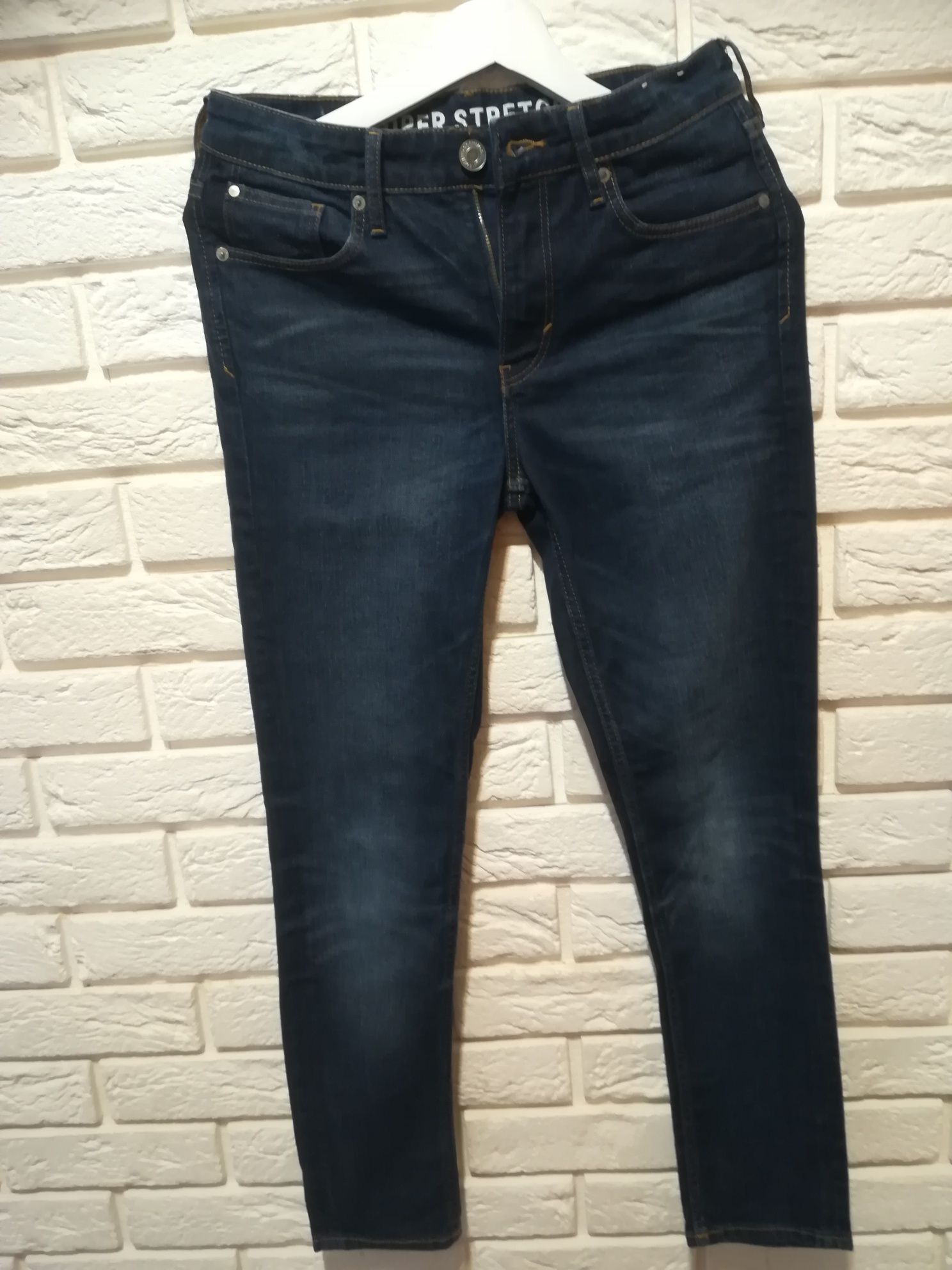 Jeansy skinny fit, H&M rozmiar 158 cm, S