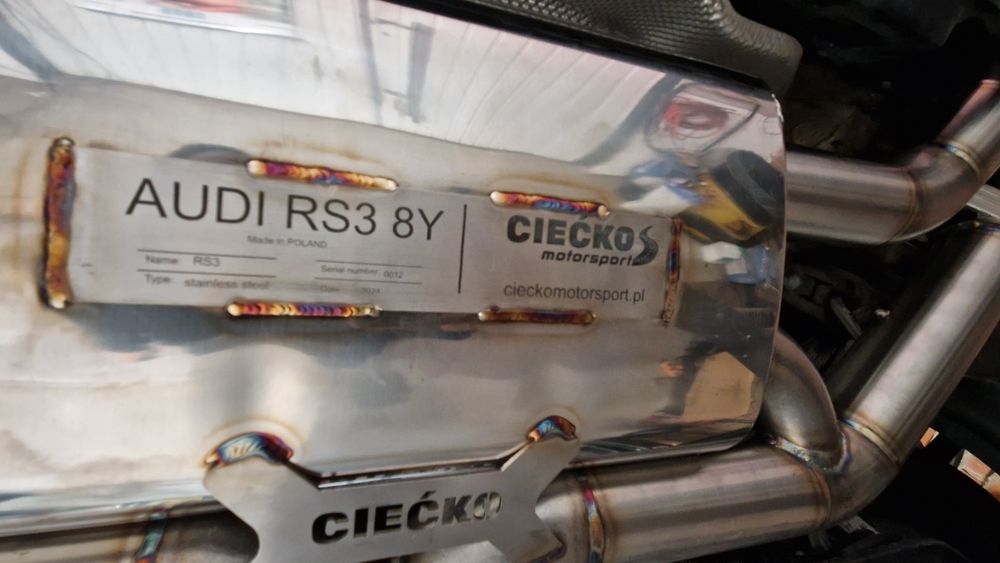 Układ wydechowy AUDI RS3 8Y  sportback catback