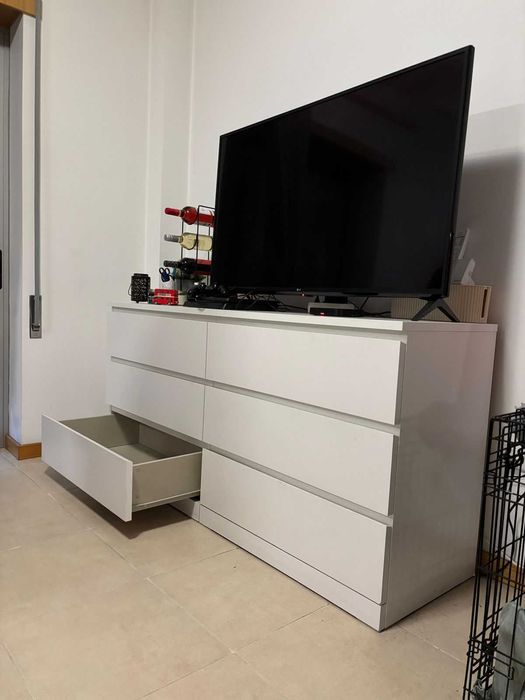 Cômoda Branca 6 Gavetas – Linda e Barata!