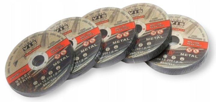 50 Szt Tarcza Tarcze Do Cięcia Metalu 125x1 Mocne