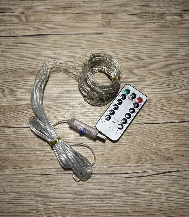 Kurtyna świąteczna wisząca 3x3 m