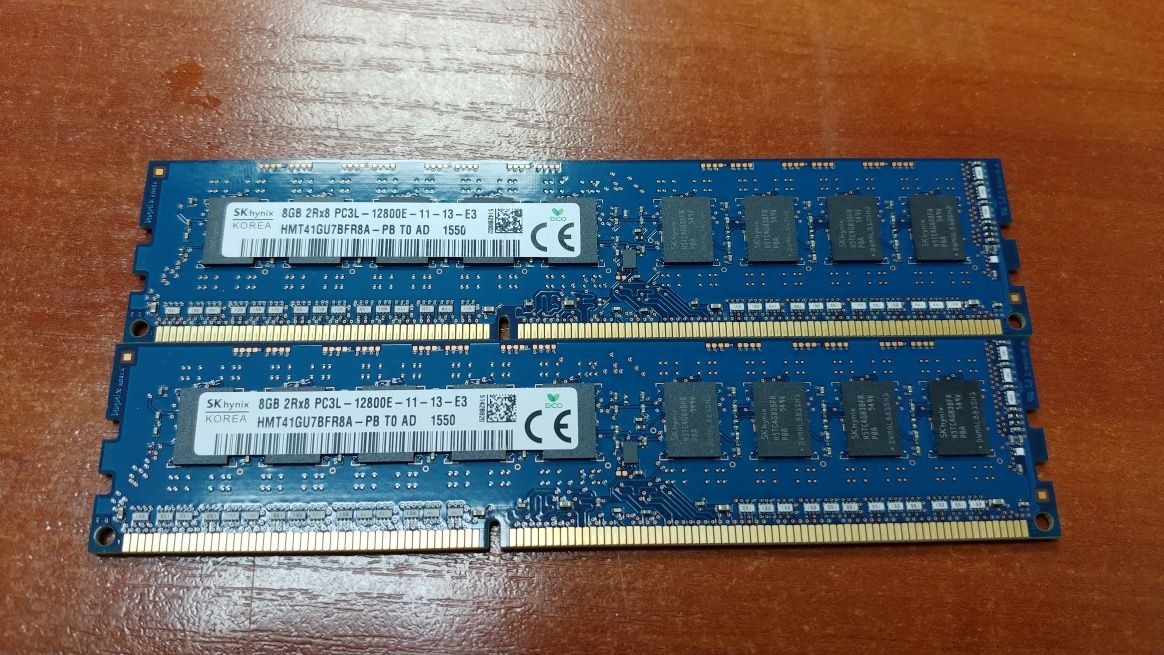 Samsung/Hynix DDR3 PC3-10600/12800 1333/1600Mhz 4 Gb