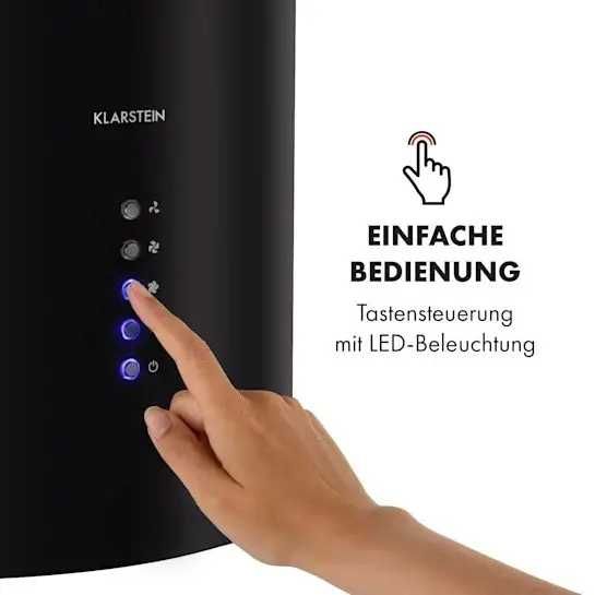 УЦЕНКА!!! Острівна витяжка Klarstein Beretta Ø 35 см 650 м3/год LED