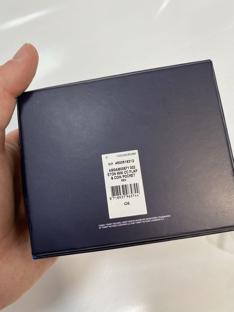 ОРИГІНАЛ!! Мужской кошелек Tommy Hilfiger ETON MINI FLAP BLACK