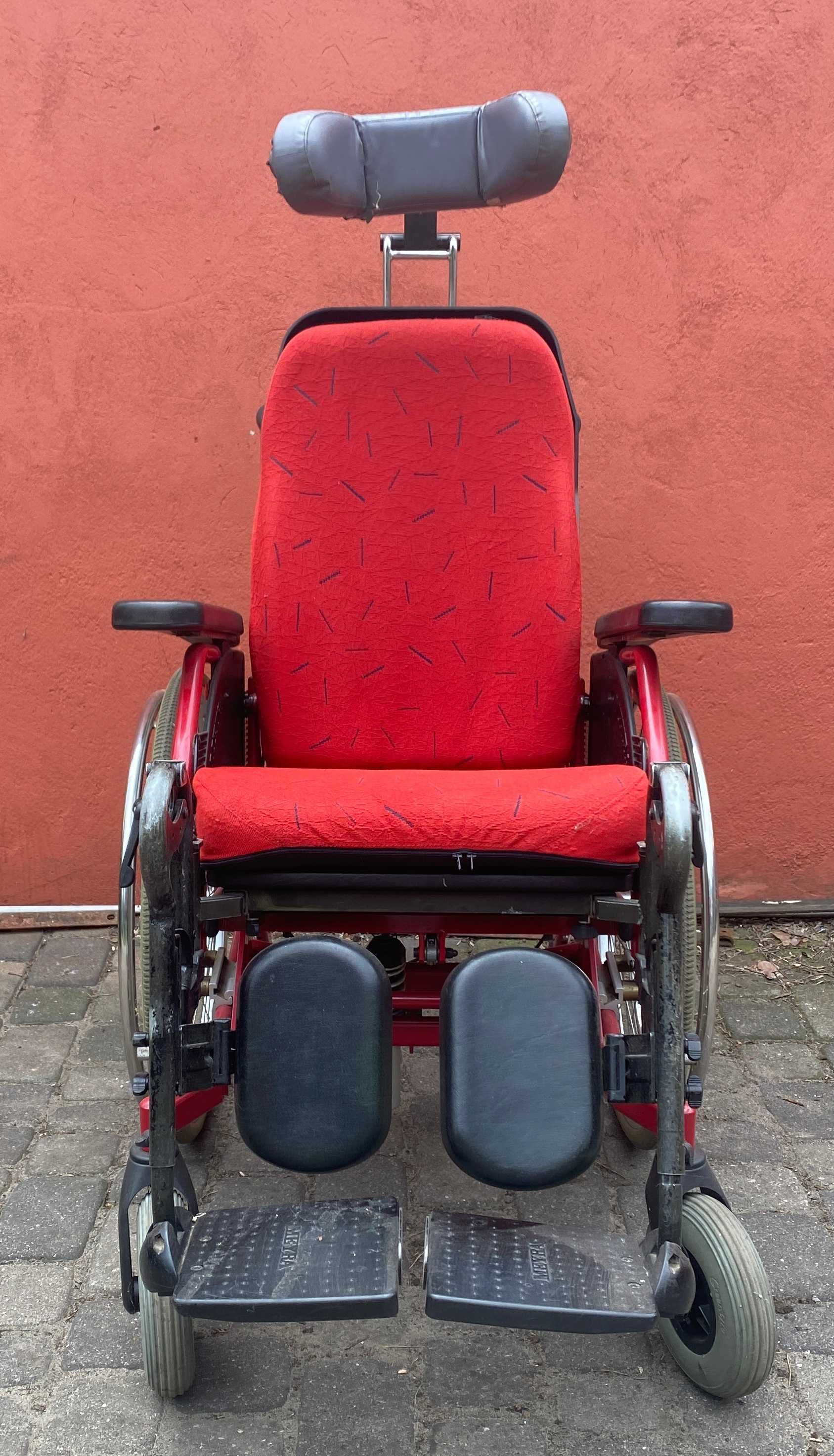Wózek inwalidzki MEYRA - dużo możliwości regulacji - stan bardzo dobry