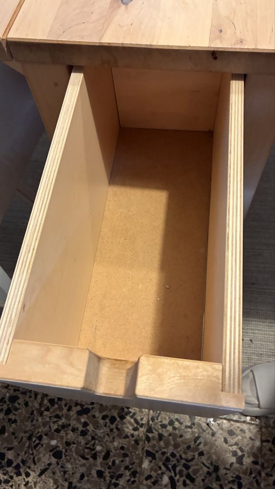 Mesa dobrável IKEA NORDEN com 6 gavetas
