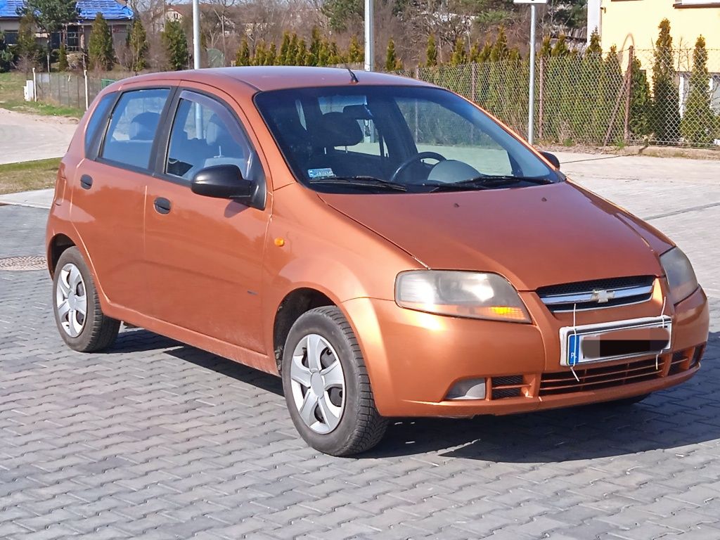 Chevrolet Aveo 1.2/Elektryka/Klima/5drzwi/Zarejestrowany/Okazja!!!