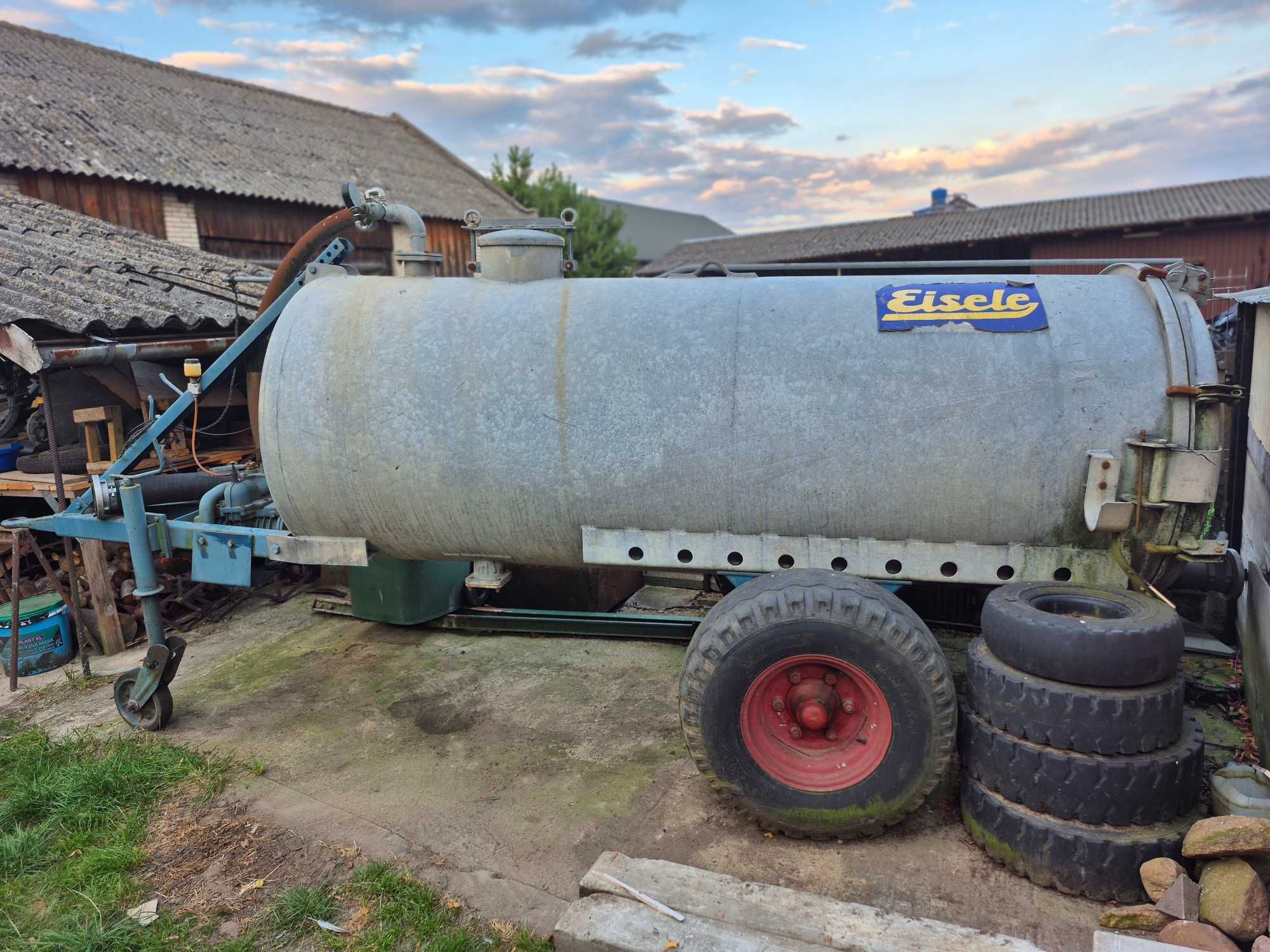 Beczka asenizacyjna 3500 l (beczkowóz) – ocynkowana