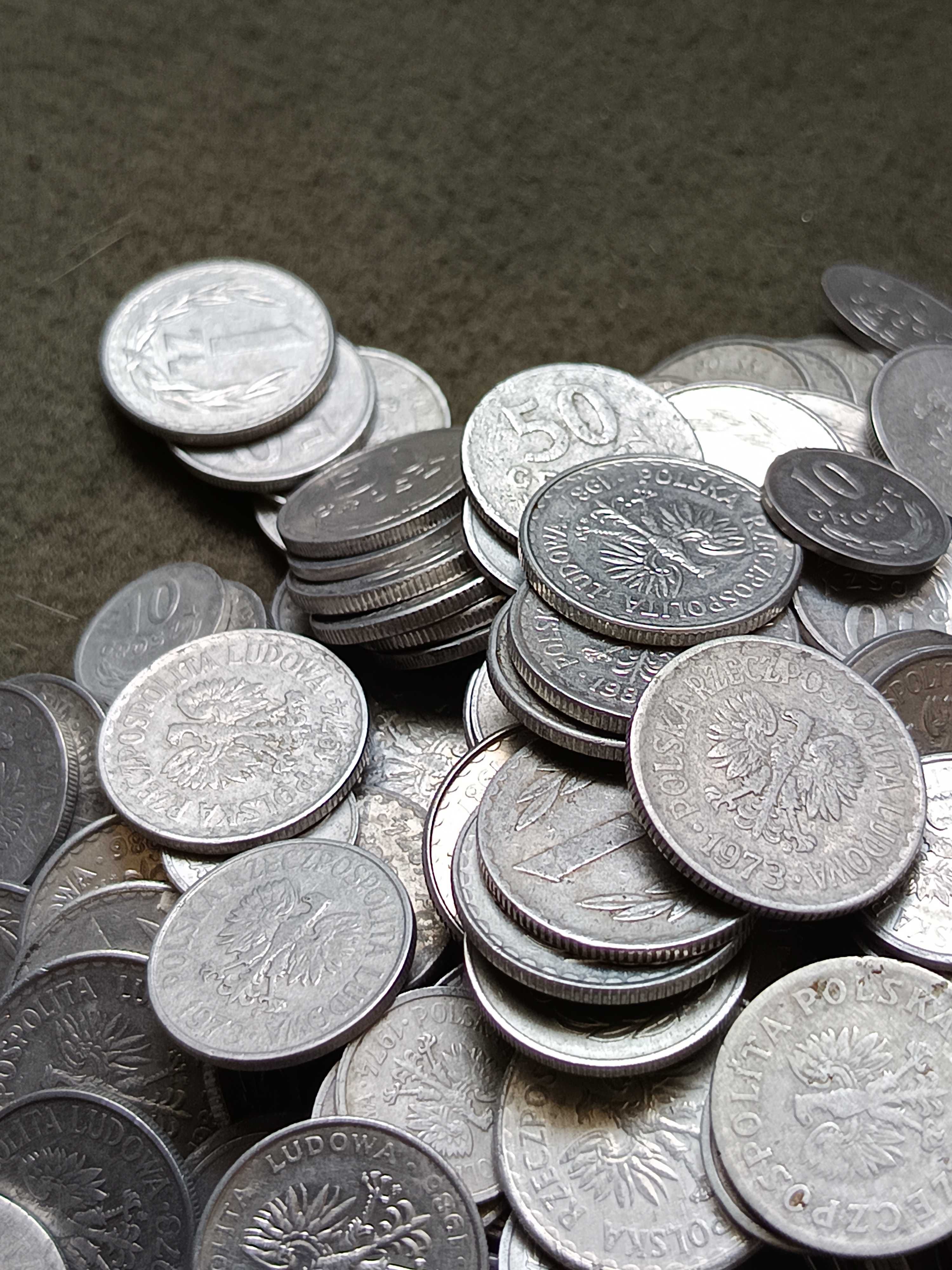 Sprzedam 1 kilogram monet aluminiowych z okresu PRL