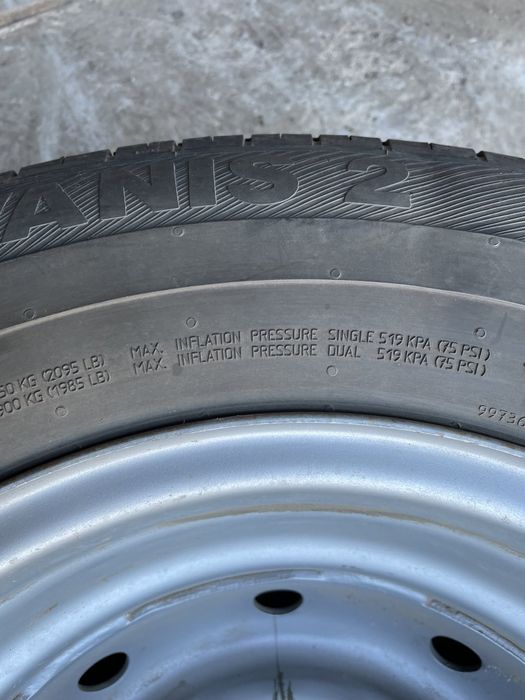 Комплект дисків R14 Ford Transit із гумою Barum Vanis 2 195 R14C