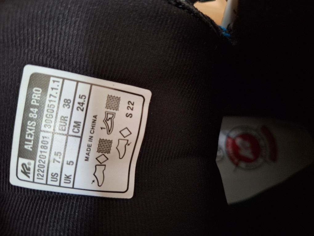 NOWE rolki K2 ALEXIS 84 PRO FITNESS rozmiar 38