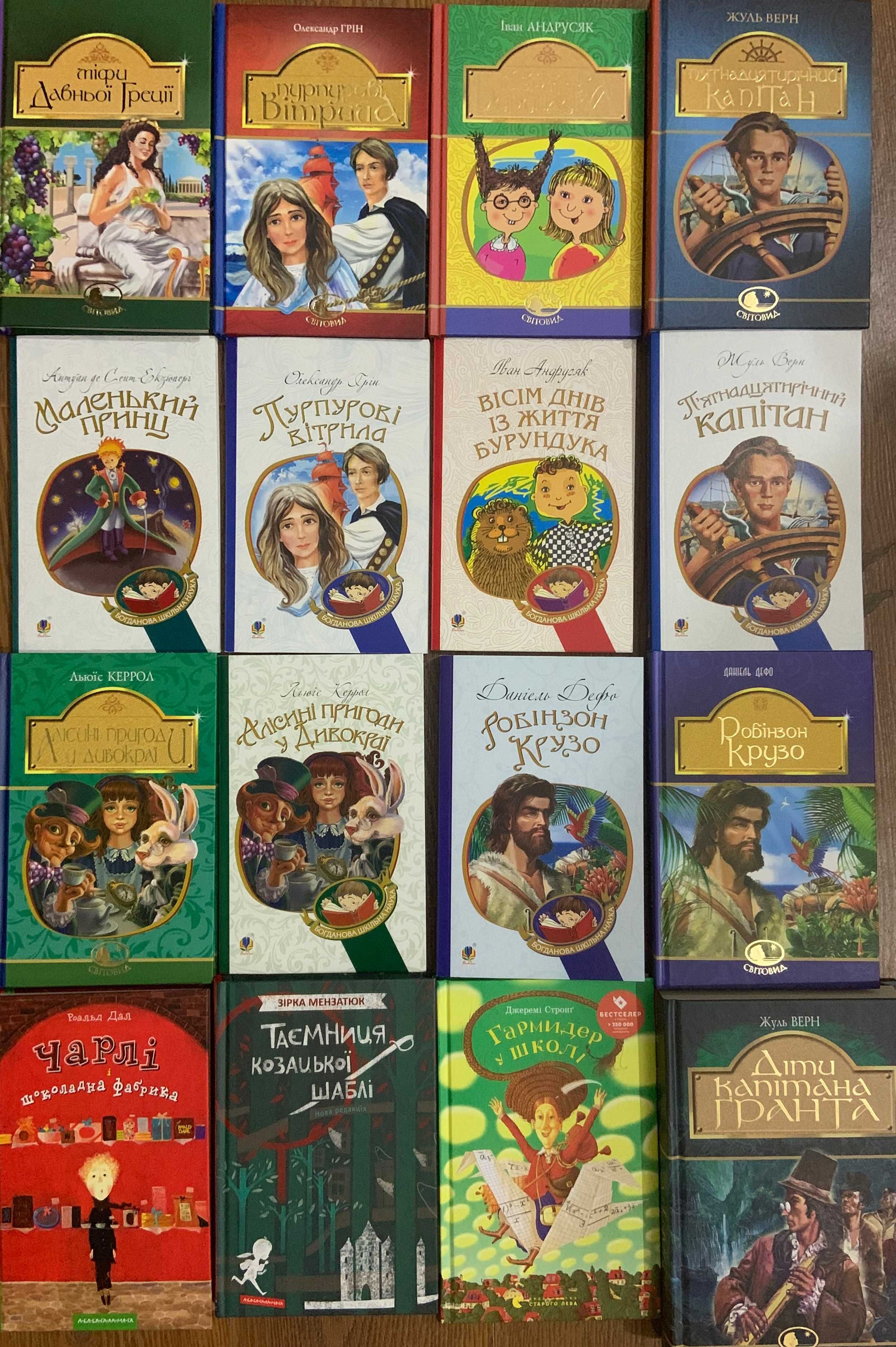 Книжки для позакласного читання . Читання на літо