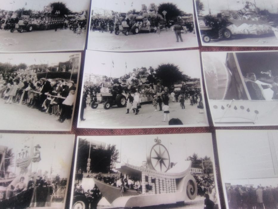 Lote fotografias originais antigas Estoril Sol desfile carnaval 1966