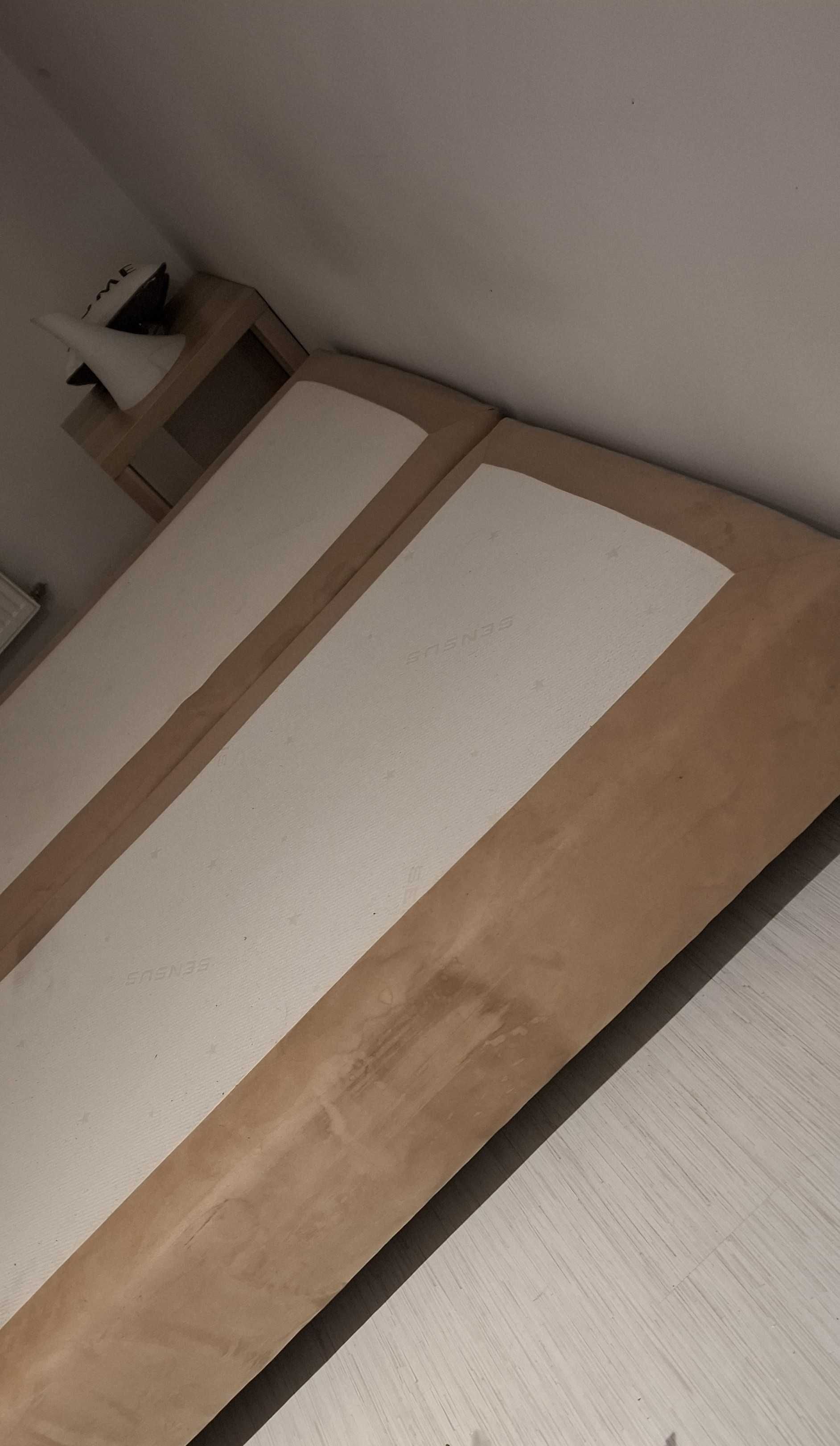 Łóżka tapicerowane Sensus 2 szt, 90x200 cm (180x200)