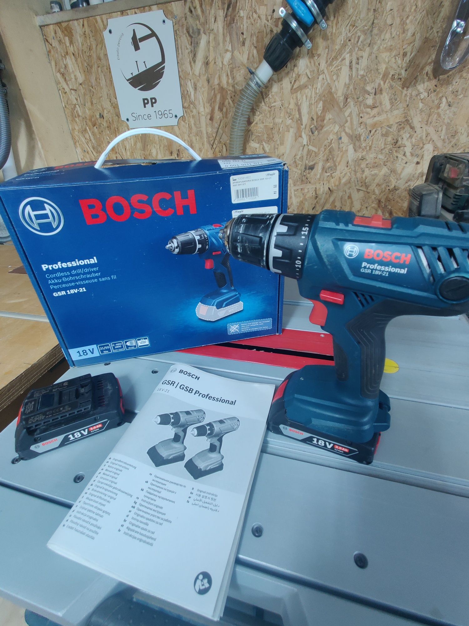 Berbequim Aparafusador Bosch GSR 18V-21 Professional