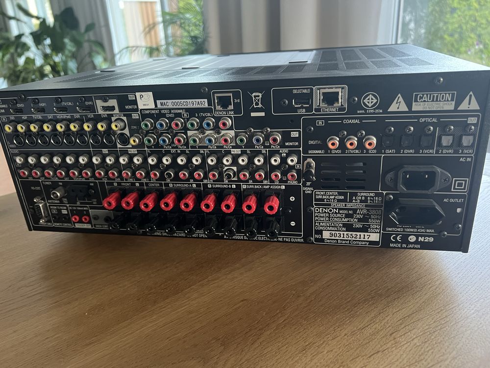 Amplituner Denon AVR-3808 kino domowe lub stereo