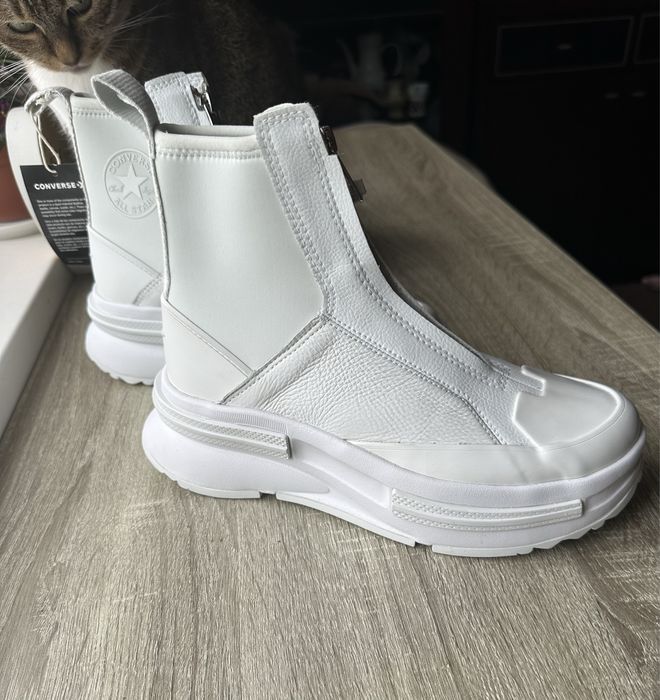 Черевики Converse з натуральної шкіри білі оригінал. Нові