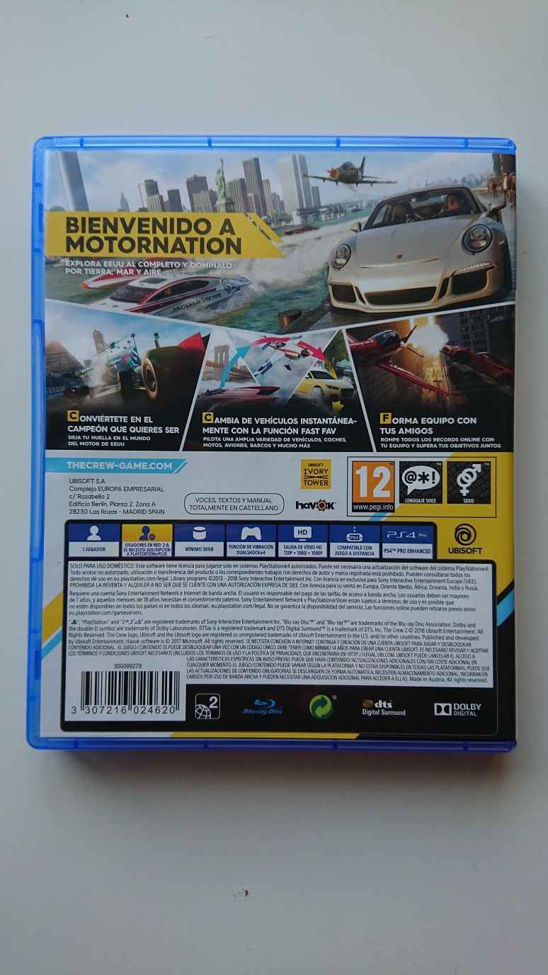 The Crew 2 Playstation 4