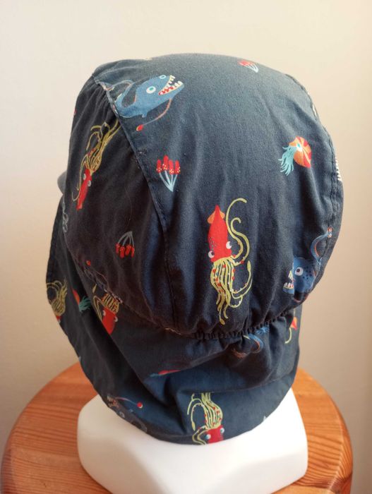 Mini Club Bawełniana czapeczka do opalania-kąpieli rozm.3-6 lat/51-52