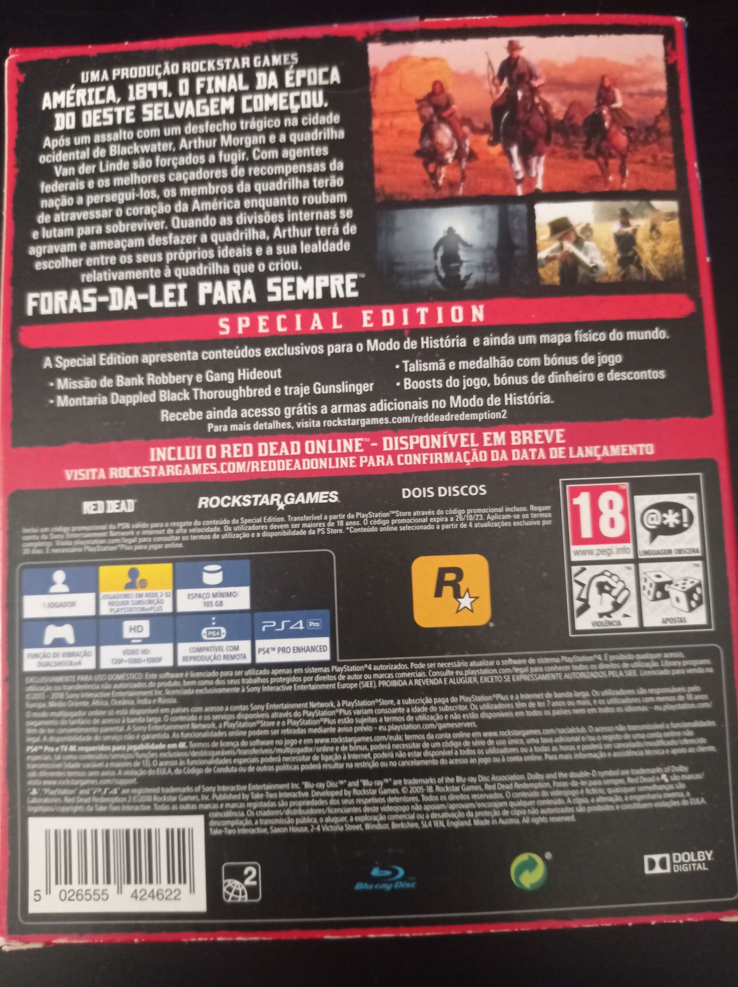 Red dead redemption 2 edição especial
