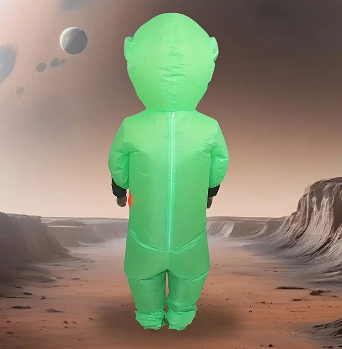 Надувний костюм прибульця, інопланетянина. Хелловін. Косплей. Реквізит