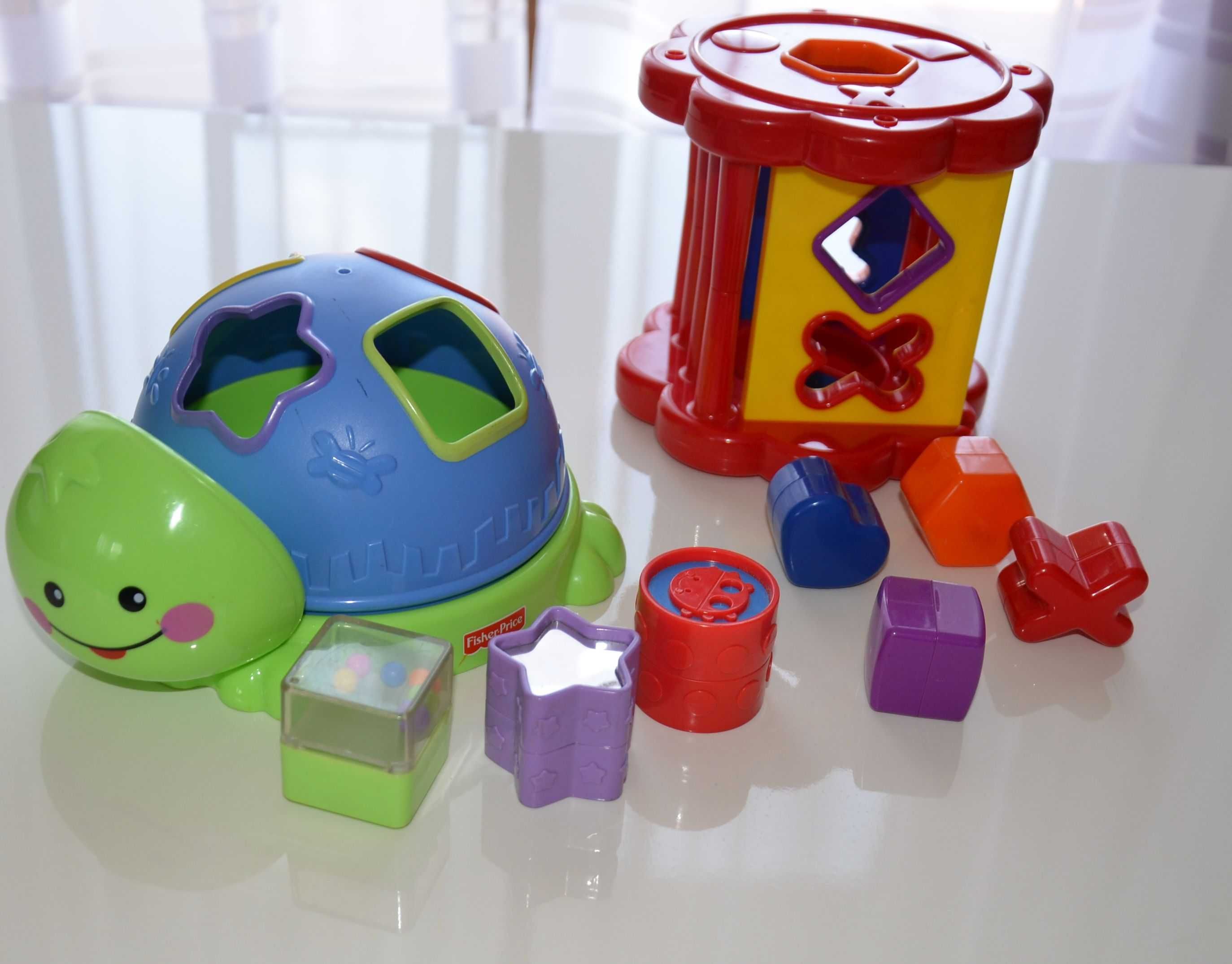 Fisher Price i SIMBA - zestaw sorterów, zabawka logiczna