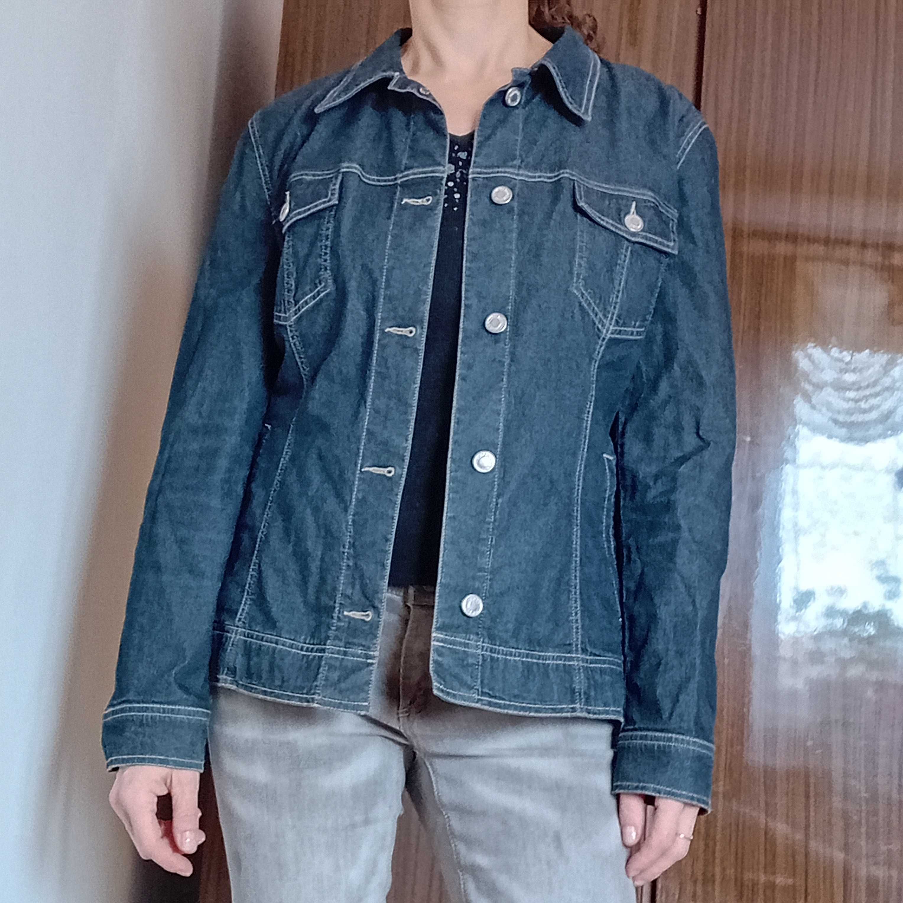 katana kurtka dzinsowa jeansowa 38 40 bluza