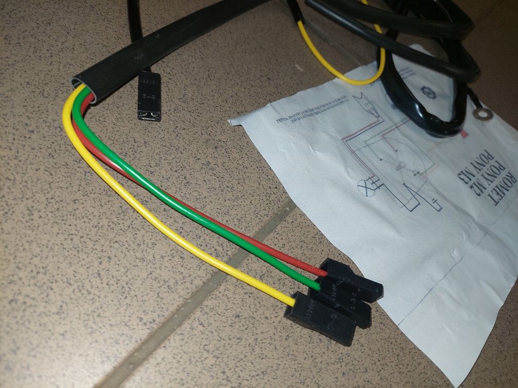 Nowa kpl instalacja elektryczna wiązka rama motorynka m2 m3