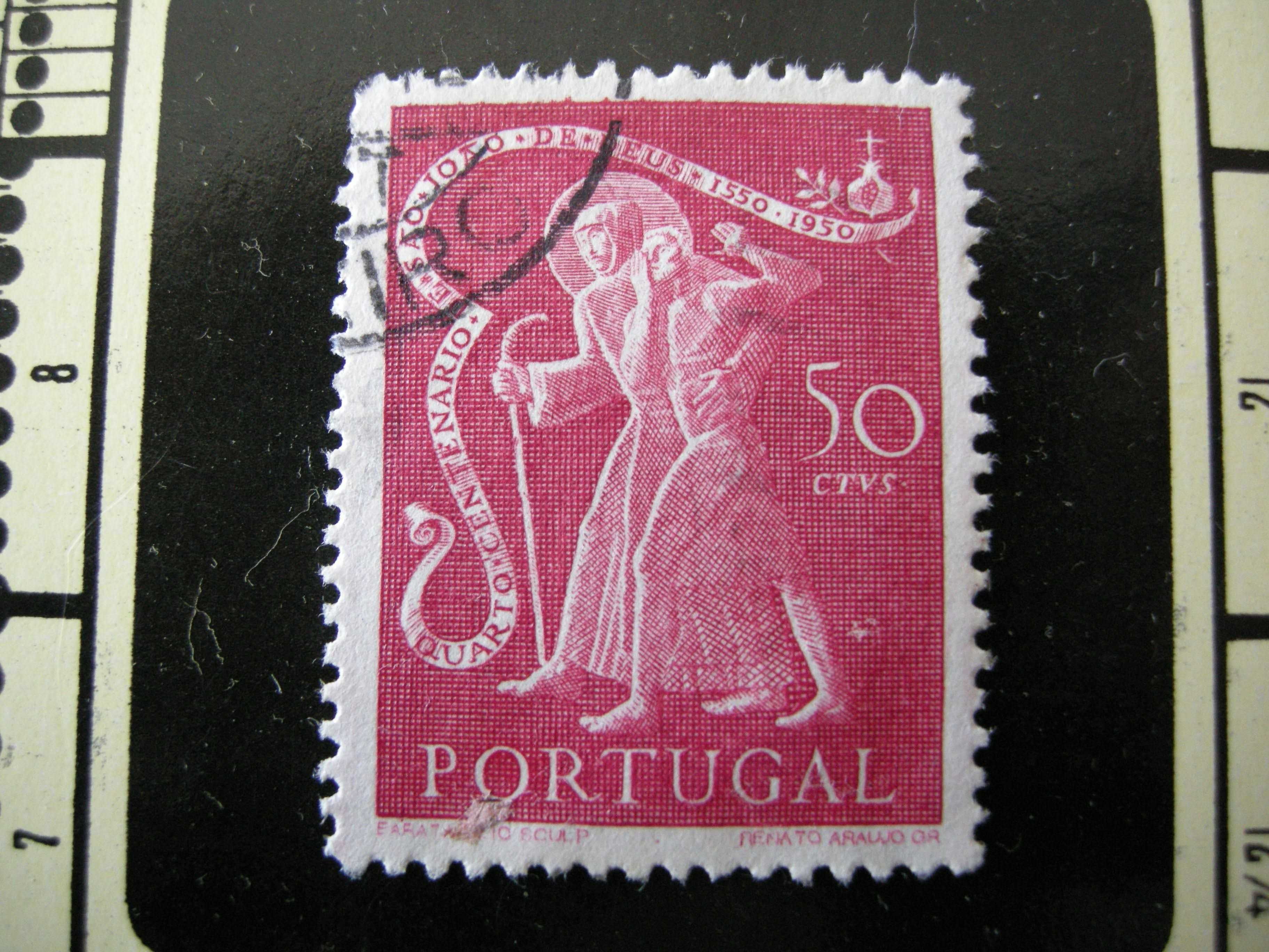 Filatelia selos Portugal S. João de Deus 1950
