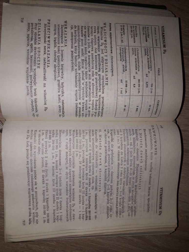 Vademecum leków Polfa 1972 książka medyczna leki