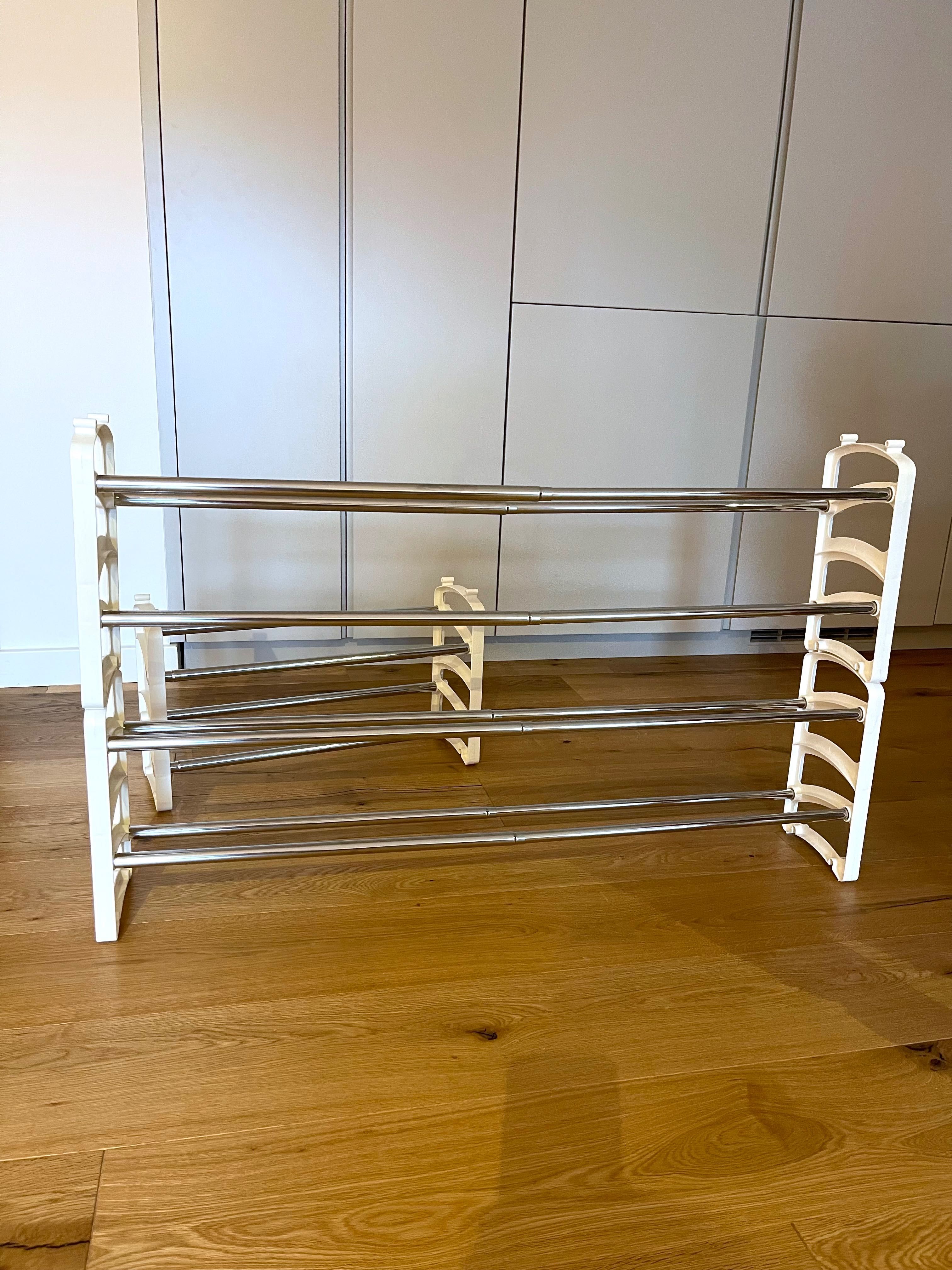 3 x LA REDOUTE Sapateira extensível e empilhável, 2-6 prateleiras