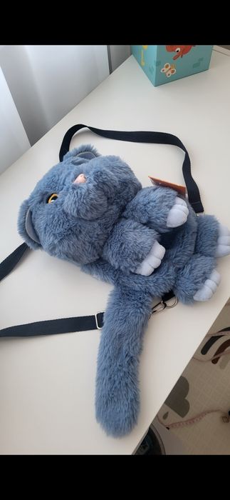 Дитячий рюкзак котик м'який